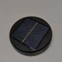 1 Piece 0.5W 6V Mini Solar Panel, 5 Inch Round Polycrystalline Solar Cell Panel, for Smartwatch, Security Cameras, LED Flashlights, Mobiles and Laptops