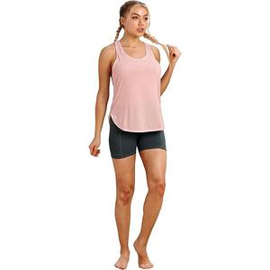 icyzone Workout Tank Tops for Women - Athletic Yoga Tops, Racerback Running Tank Top Loose Fit L