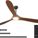 addlon Ceiling Fans with Lights, 72 inch Indoor/Outdoor Ceiling Fan with Remote Control, Reversible, 3 Wood Blades, 6 Speeds, 3CCT Dimmable, Noiseless, Large Ceiling Fan for Patio, gazebo, Farmhouse