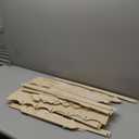 36 Pocket Sticker Display Stand for 4 Inch Stickers 6 x 6 Curved Pocket Brochure Holder for Vendor Booths Craft Fairs Wooden Bookmark Organizer Rack for Small Business & Tabletop Display