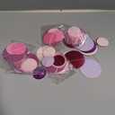Glitter Round Confetti Cutouts Paper Circles Cut-Outs for Wedding Birthday Party Table Board Wall Decorations