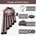Memorial Gifts for Loss of Mom, 25'' Memorial Wind Chimes for Loss of Mother, Sympathy Gifts for Lose of Mom Mother, Bereavement/Condolence/Remembrance Gifts