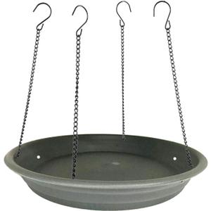 Bird Seed Catcher Tray Platform Feeder Hanging Tray Fits Most feeders Catches Most Falling Seed and Husk Great for Attracting Birds Outdoors, Backyard, Garden - Black