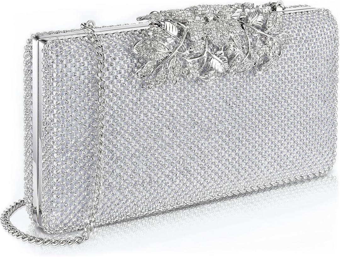 Evening Handbags Sparkly Party Bags Wedding Guest Clutch Purses for Women Formal