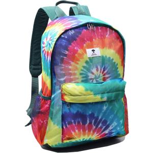 ESVAN Original Print Mesh Backpack Semi-Transparent Sackpack See Through Beach Bag Daypack Multi-Purpose Women Men Unisex