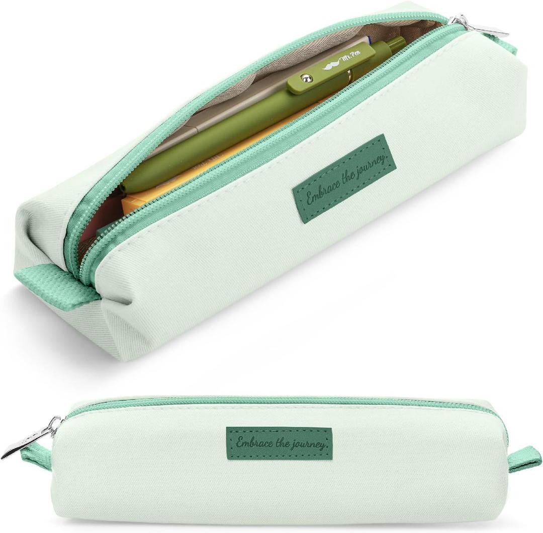 Mr. Pen- Cute Pencil Case Pouch, Laurel Color, Multipurpose Canvas Bible Pencil Pouch (1 Pack)