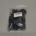 8 Pack Candelabra socket with Ring, Black Phenolic Candelabra Base Lamp Holder Light Socket, UL Listed E12 Lamp Socket Replacement, Euro Style (Socket with ring)