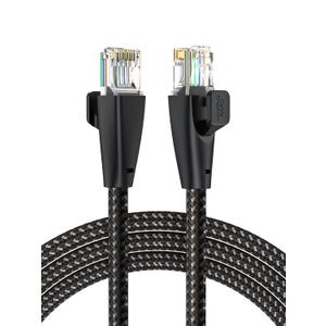 CableCreation Cat 6 Ethernet Cable Braided Cat6 Gigabit High Speed 1000Mbps Internet Cable RJ45 Network LAN Cord 26AWG Compatible with PC PS5 PS4 PS3 Xbox Smart TV Router, 6.6FT