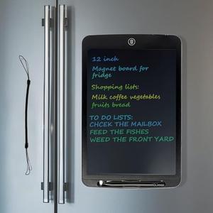 Magnetic Whiteboard for Fridge, 11”×7.3” Dry Erase Board for Refrigerator, Magnet Fridge LCD Writing Tablet Grocery Shopping To Do List Note Pad with One-click Erase, Writing Pen, Anti-lost Pen String