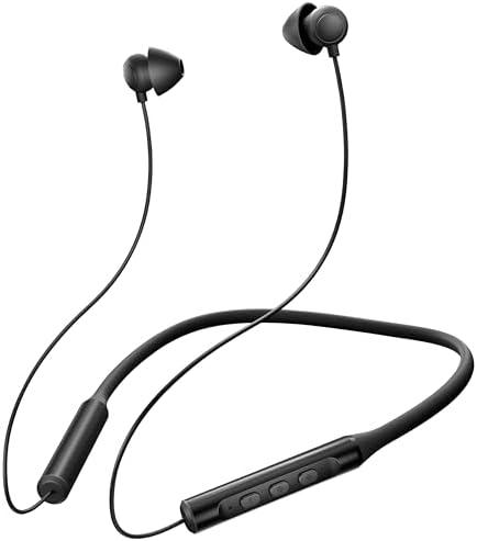 Hearprotek Wireless Lightweight Sleeping Headphones, Neckband Bluetooth 5.4 Wireless Sleep in-Ear Earbuds, Ultra Soft Portable Sleep Headphones for Side Sleepers, Working, Relaxing, Black 