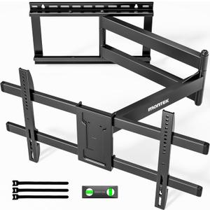 monTEK Long Arm TV Wall Mount for Most 43-80 Inch TVs, 42 Inch Long Extension TV Mount Swivel and Tilt, Full Motion Wall Mount Tv Bracket Fit Max VESA 600 x 400mm, Up to 110 lbs, 16,18 Studs
