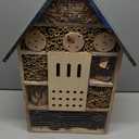 wildlife friend Insect Hotel XXL Standing - bee Hotel with Stand 30 inch, Metal roof - Large Wild bee Hotel - Insect House for Bees, Ladybugs and Butterflies | Insect Hotel kit