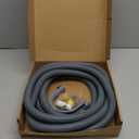 10ft Washing Machine Drain Hose, Universal Drain Hose Extension Kit for Washer, Dishwasher, Flexible Discharge Hose for LG/GE/Samsung, Fit up to 1-1/2 Inch Drain Outlets (10)