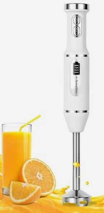 SunnyGlow Cordless Hand Blender: Rechargeable Cordless Immersion Blender Handheld, Powerful Detachable Easy Control Grip Stick Mixer Milkshakes | Smoothies | Soup| Puree | Baby Food