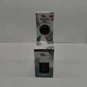 TIKI 65" Twilight Box Steel/Glass Outdoor Torch Blue