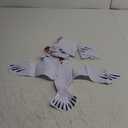 5pcs Inflatable Seagull Decorations, 24.41x13.78 Inch Large Flying Seagull Decor Sea Birds Balloons Inflatable Seagull Ornaments for Summer Beach Pool Birthday Party Baby Shower