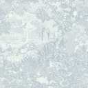 Heroad Peel and Stick Wallpaper Blue and White Vintage Forest Animals Floral Wallpaper Removable Self-Adhesive Contact Paper for Bedroom Living Room Cabinets Decoration Thicken Vinyl 17.3" x 393"