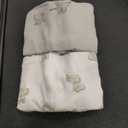 2-Pack Organic Bassinet Sheets for Girls, Boys - 100% Cotton Bassinet Mattress Sheets Compatible with Halo Bassinest Swivel Sleeper, Graco, Baby Delight, Chicco, Unisex Fitted Bassinet Sheets (Elly)