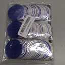 Shining Blue White Silver Circle Dots Hanging Garland Sparkling Blue White Silver Circle Dot Hanging Streamer Glitter Circle Bunting Banner Backdrop for Wedding Baby Shower Birthday Xmas Decor 40 Feet