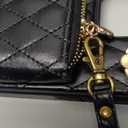 Compatible with iPhone 14 Pro Max 6.7" Wallet case with Zipper Credit Card HolderRFID Blocking,Flip Folio Book PU Leather Phone case Shockproof Cover Men Women for Apple14 Pro Max case Black