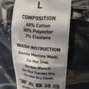 Women High Waisted Cargo Jean for Women with 6 Pockets Straight Wide Leg Jean Casual Baggy Pants (Large, Black)