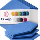 Acoustic Panels 12-Pack Soundproof Wall Panels 12"X10.4"X0.4" Sound Panels High Density Sound Dampening Panels - [Grand Blue Hexagon]