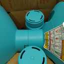 Storex Wiggle Stool Active Flexible Seating for Classroom and Home Study, Adjustable 12-18 Inch Height, Teal (00306U01C)