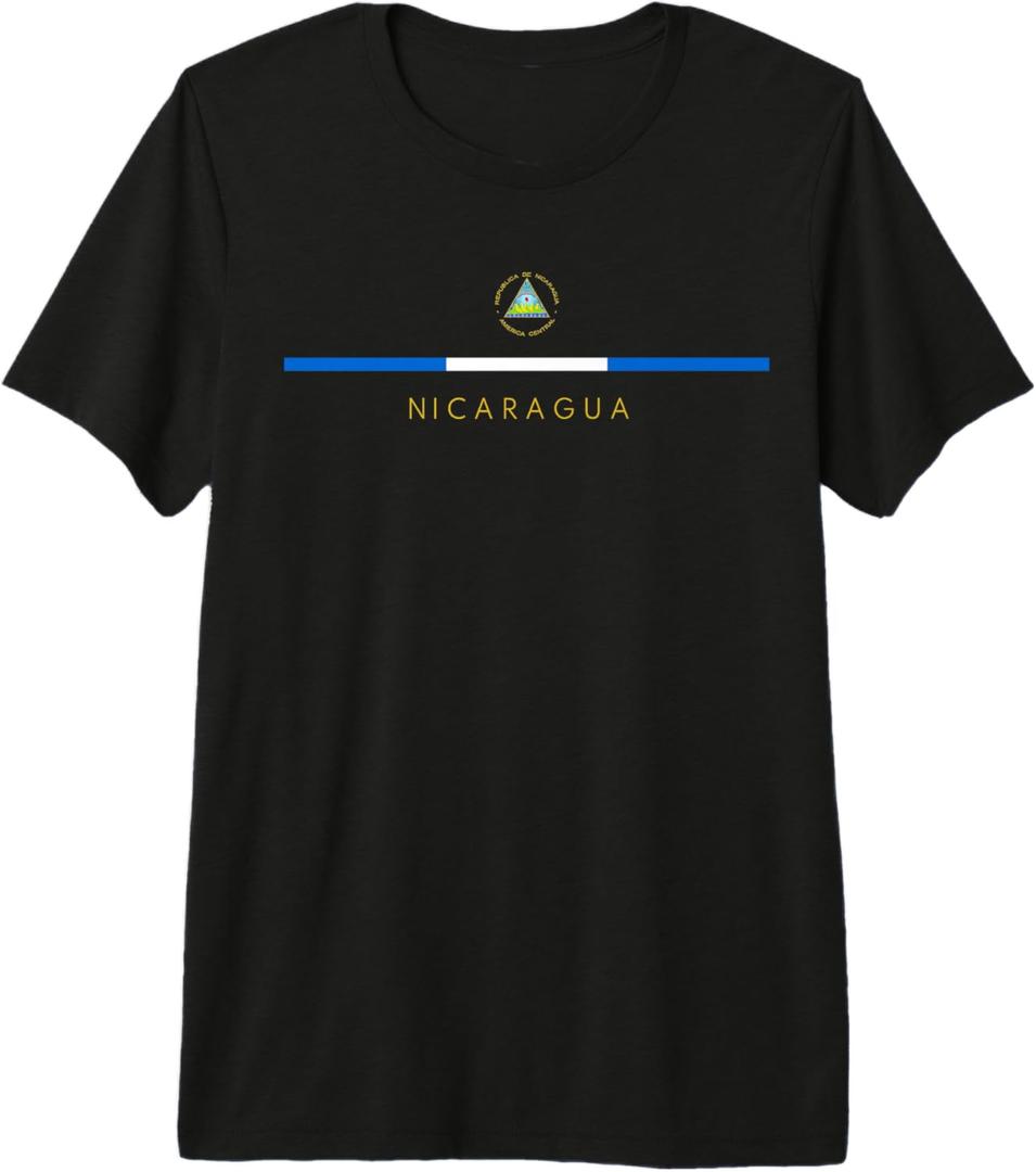 Nicaraguan Roots Nicaragua National Flag Central America NIC Premium T-Shirt, S