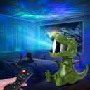 Dinosaur Star Projector Night Light: Galaxy Projector Light for Kids Bedroom Ceiling Decor Green