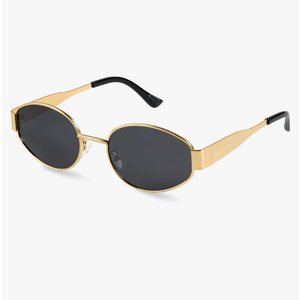 livho 2025 Trendy Oval Sunglasses - Stylish Polarized Shades for Everyday - Retro Metal Frames