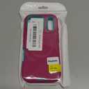 I-HONVA for iPhone 17 Pro Case [Compatible with MagSafe] Shockproof 3-Layer Full Body Protection [Without Screen Protector] Rugged Heavy Duty Cover Case for Apple iPhone 17 Pro 6.3", Rose Red/ Green