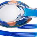 TYR Swimple Tie-Dye Kids' Swim Goggles (Clear/Blue/Orange)