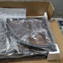 GiftGo Corner Hall Tree with Shoe Bench Entryway Coat Rack with 10 Metal Movable Hooks Floor Standing Clothes Rack Shoes Shelf Organizer for Home Office Bedroom (Rustic Brown)