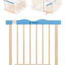 Wooden Playpen Door with Blue Top (1 Panel)