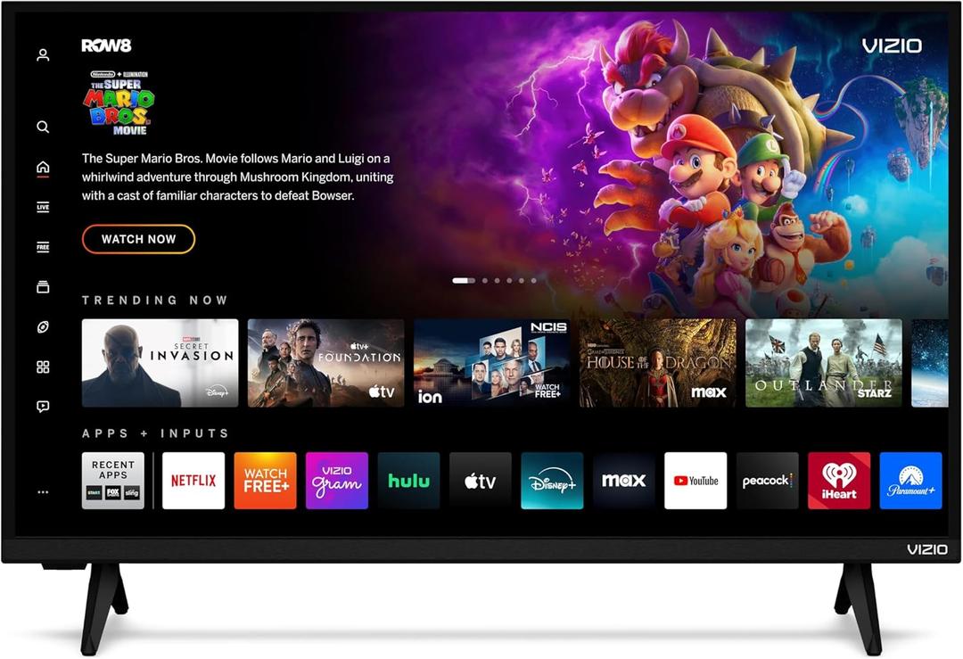 VIZIO 32-inch HD Smart TV 720p LED w/Alexa Compatibility, Google Cast Built-in, Bluetooth Headphone Capable (VHD32M-08, New)