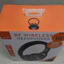 iLive Electronics Radio Frequency Wireless Headphones with Transmitter/Charging Dock, Black (IAHRF79B)