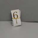 0-9 Number For Cake Topper, 20 Pcs Shiny Gold Acrylic Number Cake Toppers for Birthday Party Wedding Anniversary