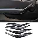 Car Door Handles Replace Cover for BMW X1 X2 E84 F48 F39 2009-2022 Interior Door Grab Handle Cover Auto Door Pull Handle Accessories (E84 Carbon Fiber Color)