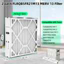 2 Packs FLRQB5FR21M11 20.2''x26''x4.7'' Air Filter Compatible with Trane FLRQB5FR21M13 and Envirowise 20.2'' x 26'' x 4.7'' MERV 13 Media Filter