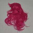 Akstore 28 inch Fashion Wigs Long Wavy Curly Hair Cosplay Wig (Rose)