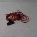 Prime CB614730 50-Foot 14/3 SJTW Triple-Tap Outdoor Extension Cord with Circuit Breaker Plug, Red