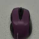 TECKNET Wireless Mouse, 2.4G Ergonomic Optical Mouse, Computer Mouse for Laptop, PC, Computer, Chromebook, Notebook, 6 Buttons, 24 Months Battery Life, 2600 DPI, 5 Adjustment Levels (Purple)