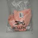 IWOLLENCE Waffle Knit Lace Short Sleeve Blouses V Neck T Shirts Summer Casual Tops for Women (Small, 02 Rust Red)