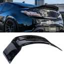 Rear Spoiler Compatible with 2010-2016 Genesis 2.0T 3.8 Coupe, R Style Duckbill Trunk Exterior High Kick Tail Deck Lid Splitter Wing Lip (Gloss Forged Carbon Fiber Pattern)