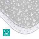 Bassinet Sheets Fit for Dream On Me Traveler/Skylar/Seashell/Lotus Bassinet, INFANS, Maydolly and Evolur Stellar Bassinet, 2 Pack, 100% Jersey Knit Cotton, Breathable and Heavenly Soft, Grey Print