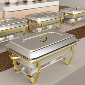 9QT Chafing Dishes for Buffet 4 Pack, Chafing Dish Buffet Set