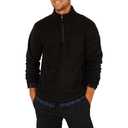 Amazon Essentials Men's Quarter-Zip Fleece Pullover Jacket, Insulated for Cold Weather, Large