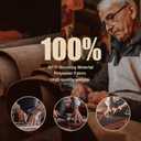 Trifold Wallet for Men - Real Leather Wallet with ID Window, RFID Protection, Coin Pocket & Card Slots - Premium Leather Wallet for Men (Carbon Fiber, Black)