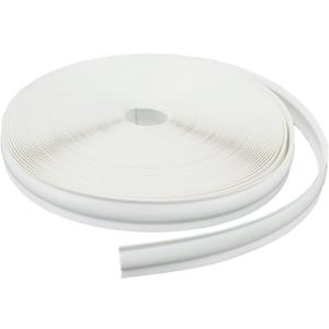 1" RV Vinyl Trim Molding Insert White for RV Screw Cover Camper Trailer Travel Gutter Corner Channel Outside Seam roof Edge Track Heavy Duty Trim(100 ft)