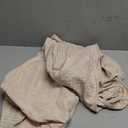 xuan dian Queen Bed Skirt, Pleated Waffle Weave Bed Skirt with Split Corners, Tailored Dust Ruffle 18 Inch Drop Easy Fit, Machine Washable (Cream, Queen - 18" Drop)